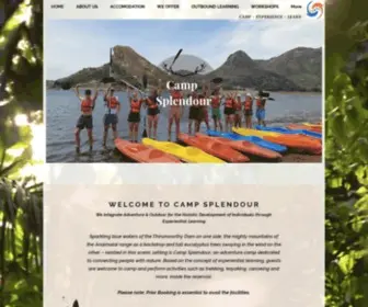 Campsplendour.com(Camp Splendour) Screenshot