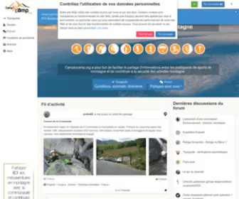 Camptocamp.org(Mountain) Screenshot