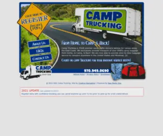 Camptrucking.com(Camp Trucking) Screenshot