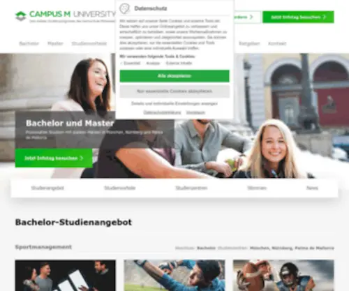 Campus-M-University.de(Campus M University) Screenshot