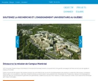 Campus-Montreal.ca(Campus Montreal) Screenshot