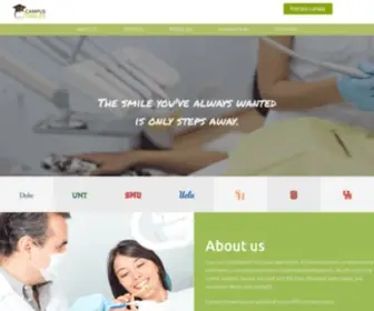 Campus-Smiles.com(Campus-Smiles Dental) Screenshot
