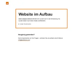 Campus-Web.de(Herzlich willkommen) Screenshot