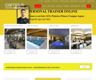 Campusaquae.it(Palestra, Piscine, Centro Benessere, Ristorante) Screenshot