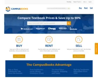 Campusbooks.com(Buy, Sell and Rent textbooks online) Screenshot