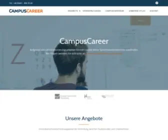 Campuscareer.de(Dein Karrierehelfer auf dem Flensburger Campus) Screenshot