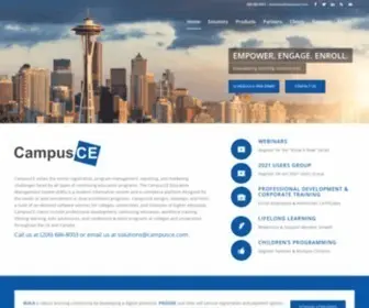 Campusce.com(Empowering Learning Communities) Screenshot