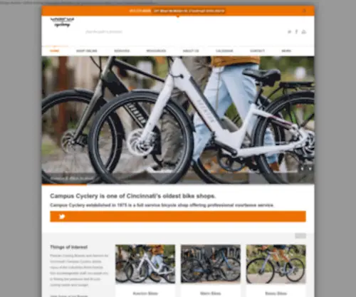 Campuscyclery.com(Campus Cyclery) Screenshot