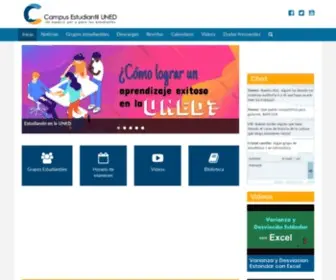 Campusestudiantiluned.com(Campus Estudiantil UNED) Screenshot