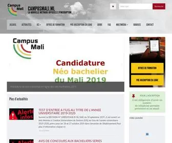 Campusmali.ml(Campus Mali) Screenshot