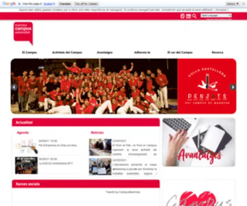 Campusmanresa.net(Campus Manresa) Screenshot