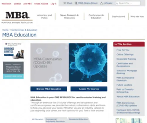 Campusmba.org(MBA Education) Screenshot