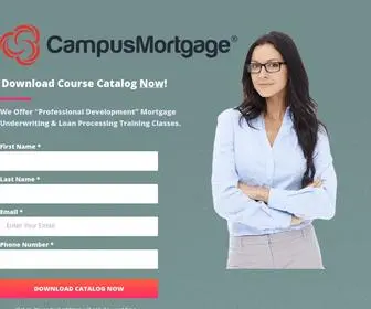 Campusmortgage.org(Mortgage Training School) Screenshot