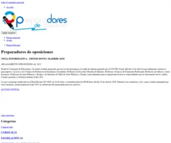 Campuspreparadores.eu(Redireccionar) Screenshot
