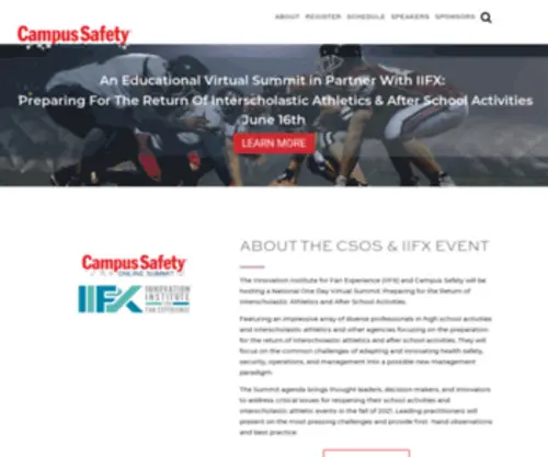 Campussafetysummit.com(Campus Safety Online Summit) Screenshot