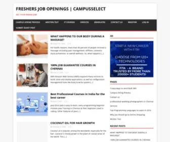 Campusselect.in(Freshers Job Openings) Screenshot