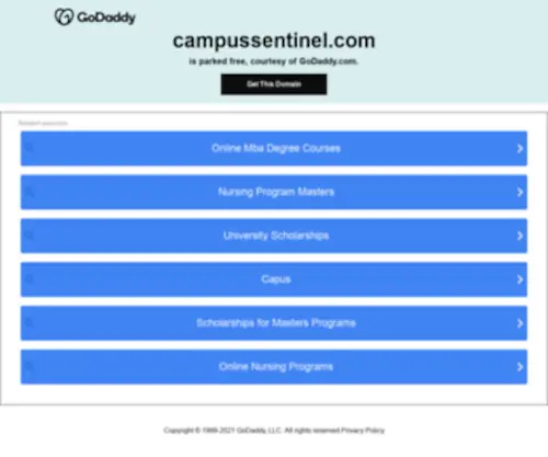 Campussentinel.com(Campus Sentinel) Screenshot