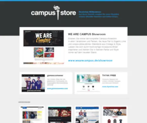Campusstore.de(Uni Merchandise by CAMPUS SPORTSWEAR GmbH) Screenshot