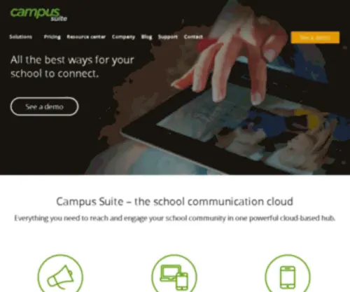 Campusuite.com(SchoolNow (formerly Campus Suite)) Screenshot