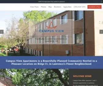 Campusview.net(Campus View Apartments) Screenshot