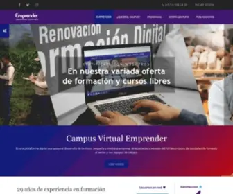 Campusvirtualemprender.com(Redireccionar) Screenshot