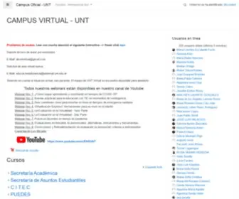 Campusvirtualunt.net(Redireccionar) Screenshot