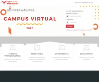 Campusvirtualvillamedic.com(Redireccionar) Screenshot