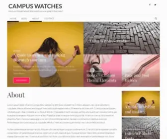 Campuswatches.com(Campus Watches) Screenshot