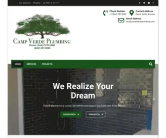 CampVerdeplumbing.com(We will keep you flowing) Screenshot