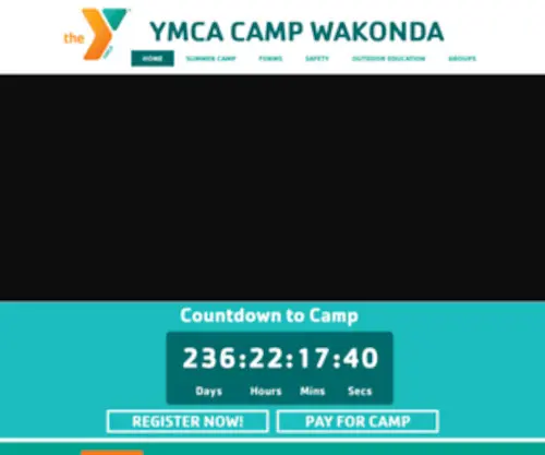 Campwakonda.org(YMCA Camp Wakonda) Screenshot