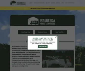 Campwaubeeka.com(RV Campground NY) Screenshot