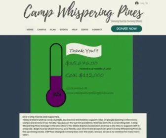Campwhisperingpines.com(Camp Whispering Pines) Screenshot