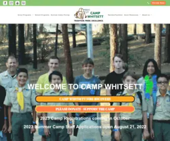 Campwhitsett.org(Camp Whitsett) Screenshot