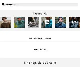 Campz.de(Outdoor Shop CAMPZ) Screenshot
