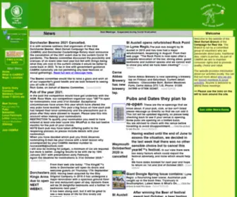 Camrawdorset.org.uk(West Dorset CAMRA) Screenshot