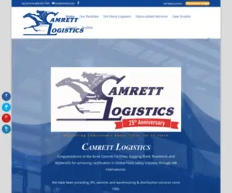 Camrett.com(Camrett Logistics) Screenshot