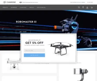 Camrise.com(Camrise DJI Drones Service) Screenshot
