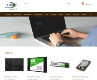 Camrod.es(Productos de Informatica y Servicio Tecnico a Domicilio) Screenshot