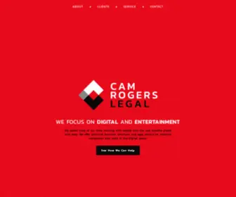 Camrogerslegal.com(Cam Rogers Legal) Screenshot