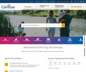 Camrose.ca(City of Camrose) Screenshot