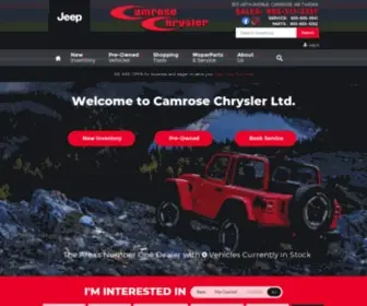 Camrosechrysler.com(Camrosechrysler) Screenshot