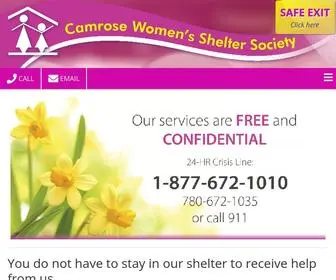 Camrosewomenshelter.org(Camrose Women's Shelter Society) Screenshot