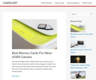 Camscart.com(Best Camera Reviews) Screenshot