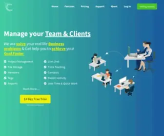 Camsnel.com(Manage Your Team & Clients With Best Project Management Tool) Screenshot