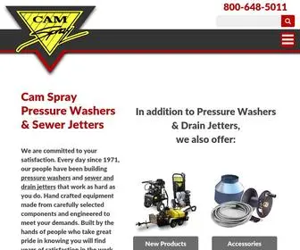 Camspray.com(Pressure Washers) Screenshot