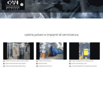 Camsrl.com(Impianti di verniciatura polveri) Screenshot