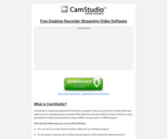 Camstudio.org(Free Screen Recording Software) Screenshot