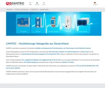 Camtec-Netzteile.de(Camtec Power Supplies GmbH) Screenshot