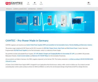 Camtec-Powersupplies.com(Camtec Power Supplies GmbH) Screenshot