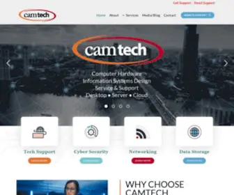 Camtechmsp.com(Tulsa IT Support) Screenshot